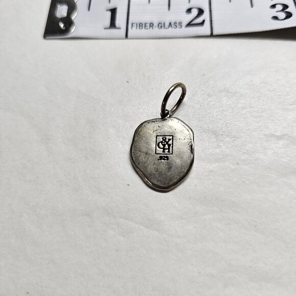 Vintage C&H Israel Puppy Dog Paw Pendant Charm 925 Sterling Silver - Picture 5 of 5